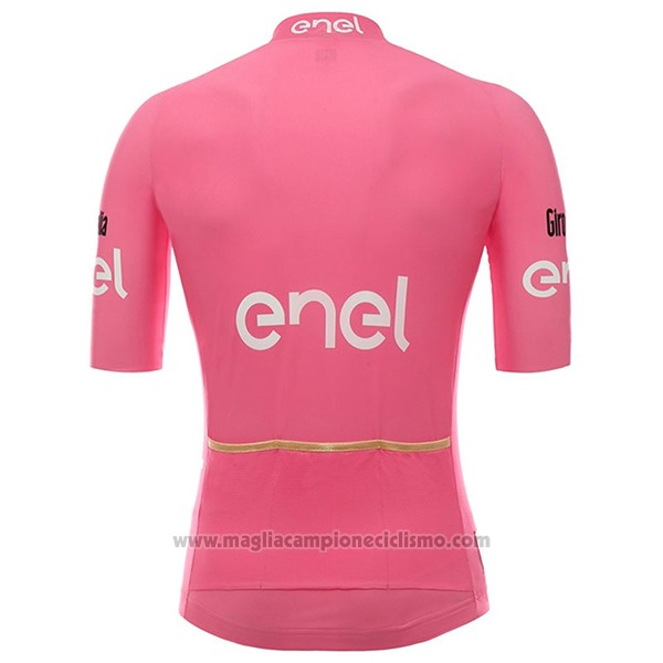 2017 Abbigliamento Ciclismo Giro d'Italia Rosa Manica Corta e Salopette